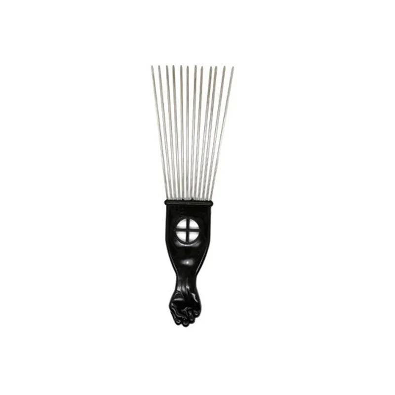 Anti Static Metal Afro Pick Comb