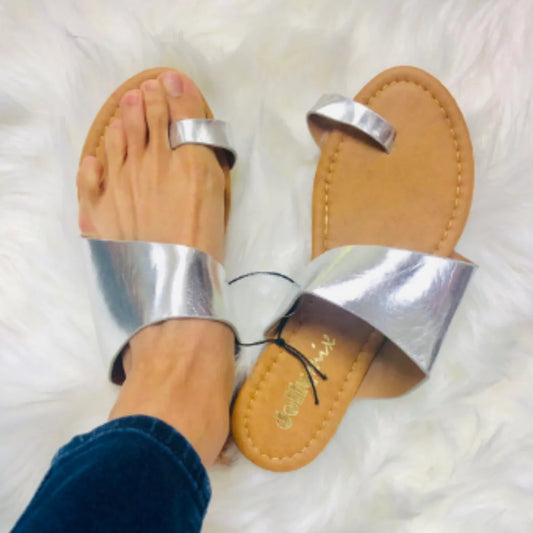 Tally Sandals -Silver