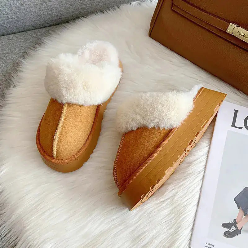 Fur Slippers Women