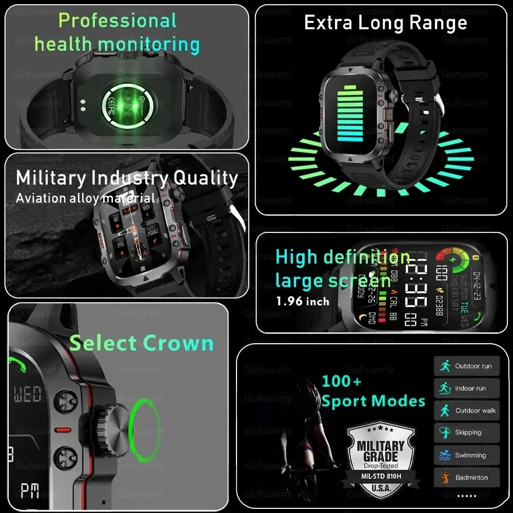 Military Smartwatch For Men