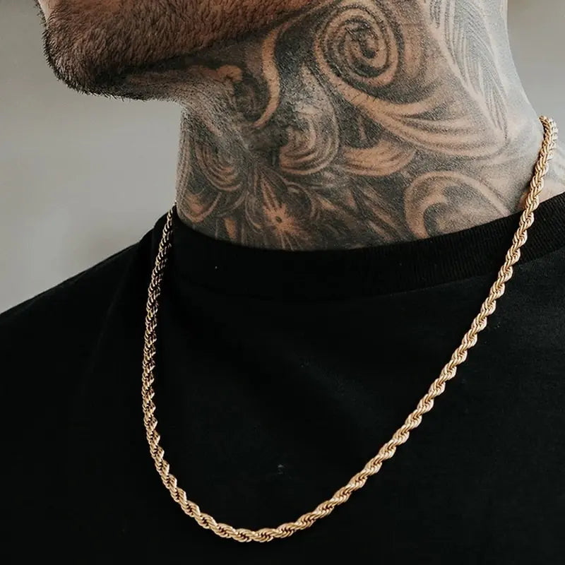 Minimalist  Men  Long Necklace