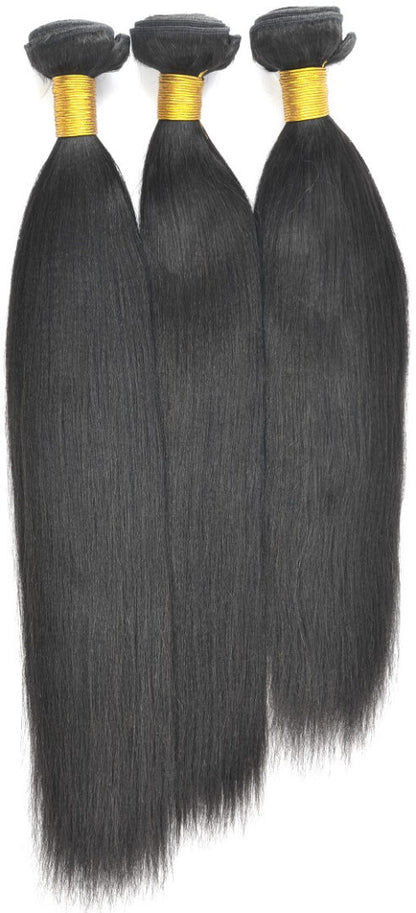 Bundle Deals 3 Pack Virgin Remy Yaki Straight Hair Weave