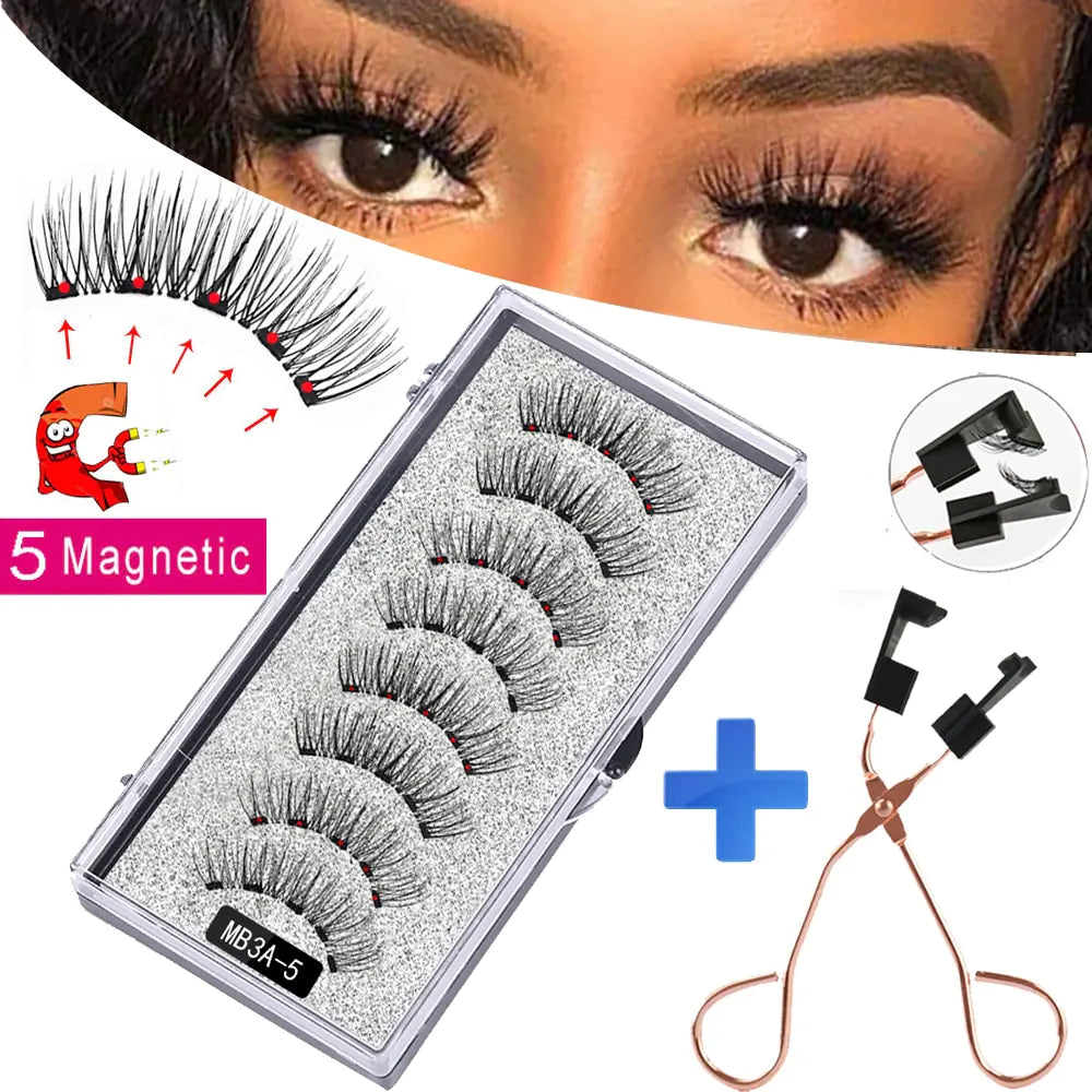 Magnetic Eyelashes Curler Set