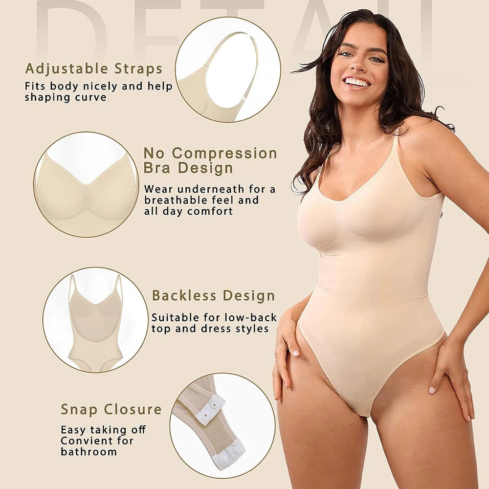 Women's Backless Bodysuits Shapewear