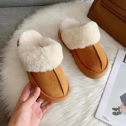 Fur Slippers Women